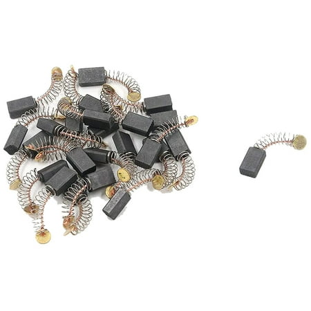 

30Pcs Carbon Motor Brushes Electric Motor Tool for Electric Motors Spare Part Repair (12X8X5mm Base)