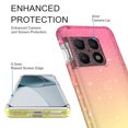 thumbnail image 3 of OnePlus 10 Pro 5G Case, Rosebono Hybrid Glitter Sparkle Transparent Colorful Gradient Skin Cover Case For OnePlus 10 Pro 5G (Gold/Pink), 3 of 4