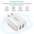 thumbnail image 4 of Cargador de Pared Choetech Dual USB Carga Rapida, 4 of 7