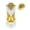 Gold, variant on Kaerm Women's Cheer Leader Fancy Uniform Cheerleading Dance Outfits Halloween Party Tassel Leotard Green S