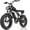 20inch-1200W-48V 15.6AH, variant on Ridstar 1500W Electric Bike for Adults,33MPH 48V 20Ah Electric Bicycle ,20" Fat Tire Full Suspension Mountain Bike UL2849
