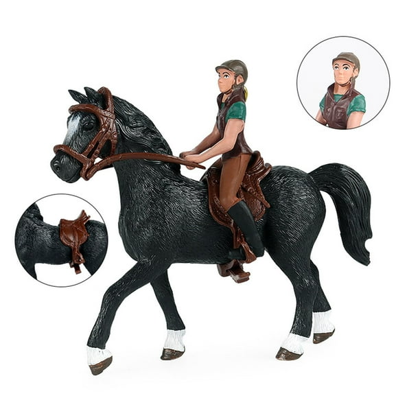 Caballo con Estatua desmontable Competición Colección Hecha modelo de animal para Multi Yotijar Juego de figuritas de caballos