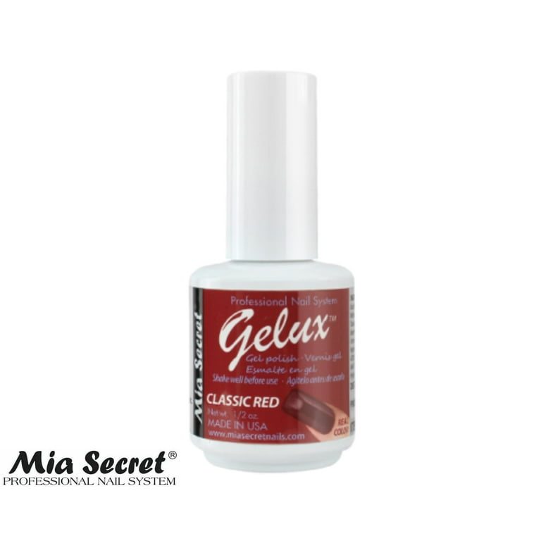 Mia Secret Gelux Gel Polish - (GP-106) CLASSIC RED - Walmart.com