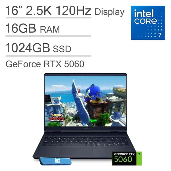 Dell Alienware - 16 Aurora - 16" 2.5K Gaming Laptop - Intel Core 7 240H 2024 - 16GB Memory - NVIDIA GeForce RTX 5060 8GB - 1TB Storage - Interstellar Indigo