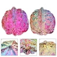 thumbnail image 4 of Glass Walnut Handball Multi Colored Gradient 1 Pair 1.8x1.4x1.4in, 4 of 9