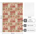 thumbnail image 2 of 2 Pcs Pioneer Flower Floral Print Pattern Kitchen Towels, Funny Microfiber Dish Towel Set, 18" X 26" Tea Towels, 2 of 6