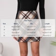thumbnail image 4 of Lolmot Womens Plaid Flannel Skirts, Y2K Classic Fit High Rise Mini Skirt, Stretchy Pencil Skirts, Fall Winter Business Outfits, 4 of 9