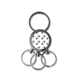 thumbnail image 1 of Rana silueta proteger huellas animal animal Llavero de metal de acero inoxidable Llavero Anillo de cadena Llavero, 1 of 3