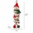 thumbnail image 3 of All‑inclusive DIY Crochet Kit for Multi Snowman Spiral Ornament Handcraft Supplies for Crafting Unique Christmas Tree Hanging Decor (C), 3 of 7