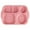 B, variant on 5-Compartment Wheat Straw Meal Tray Bento Lunch Plate Microwave Safe Eco-Friendly Divided Dish Dormitory Cafeteria Tableware for Adults Snacks