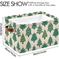 thumbnail image 4 of Coolnut 1PCS Cartoon Christmas Tree Large Collapsible Storage Bins,Canvas Fabric Foldable Storage Bins with Handles Open Home Storage Bins Boxes Toy Storage Basket Home Decor, 4 of 7