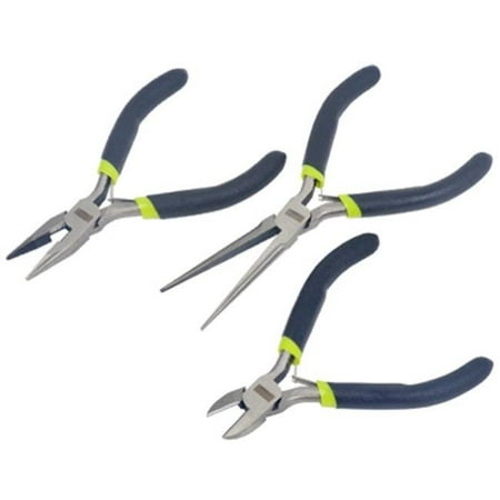 

Asia Long Nose with Cutter Mini Pliers Set - 3 Piece