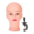 thumbnail image 3 of Bunblic Female Wigs Head Mannequin Hat Display Rack Multipurpose Hairpieces Show Professional Realistic Cap Display Stand Cap Holder With Makeup, 3 of 8