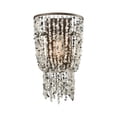 thumbnail image 1 of Agate Stones 1 Light Wall Sconce In Weathered Bronze With Gray Agate Stones, 1 of 2