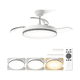 thumbnail image 2 of Ventilador De Techo Moderno Con Luz Y Control Remoto 42'' Malubero Blanco, 2 of 5