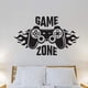 thumbnail image 5 of Game Zone Wall Tattoo DIY Gaming Gamer Etiqueta de la pared y la etiqueta de la pared para el dormitorio de los niños Ormromra WL-00409-1, 5 of 6