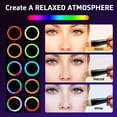 thumbnail image 6 of UEGOGO 10" Professional Ring Light with Adjustable Tripod & Phone Holder – Retractable Color Temp, Perfect for Live Streams/YouTube/TikTok, Ideal Christmas Gift, 6 of 10
