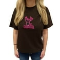 thumbnail image 3 of Short Sleeve Chocolate with Pink BuckedUp® Logo, 3 of 3