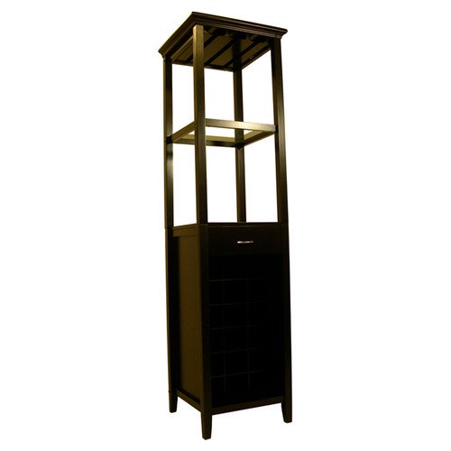 Proman Products Galina 18 Bottle Floor Wine Cabinet Walmart Com Walmart Com