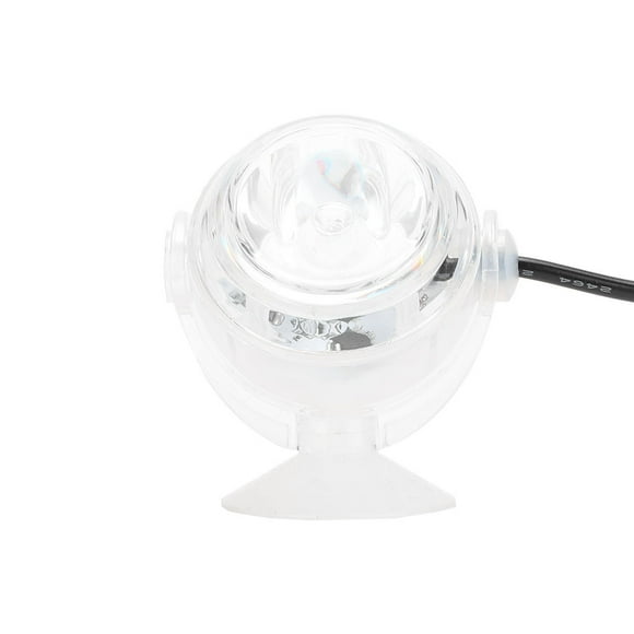 Projecteur de Nuit, Projecteur Coloré Étanche, pour Aquariums et Bacs à Poissons Blanc Prise US