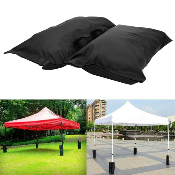 OTVIAP Outdoor Sunshade Fixed Sandbag,  Leakproofness Conveniewnt To Carry, Black Sports Umbrella For Camping Sunshade Trampoline Outdoor