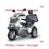 Afikim - Afiscooter S3 - Full Size Mobility Scooter - 3-Wheel - Metallic Silver