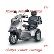 Afikim - Afiscooter S3 - Full Size Mobility Scooter - 3-Wheel - Metallic Silver