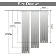 thumbnail image 2 of DYstyle Home Textile Grommet Curtains Outdoor Porch Yard Divider Lawn Garden Full Thickened Thermal Insulation Waterproof Blackout Curtains, 2 of 3
