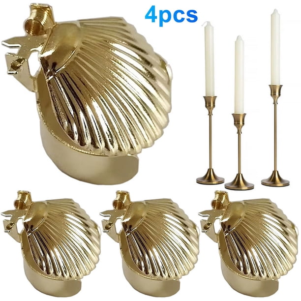 DQrwqpou Extintor Velas Automático Clip Extinción Llama Mecha (oro 1pc)