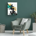 thumbnail image 4 of Trademark Fine Art Alyson Storms Green and Gold Ribbons 2 Canvas Wall Art, 4 of 4