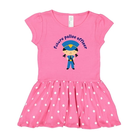 

Inktastic Future Police Officer Girls Law Enforcement Gift Toddler Girl Dress
