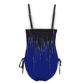 thumbnail image 6 of Busydd Womens Swimsuits Fashion Square Neck Monokini Swimsuits Color Patchwork Tummy Control Swimwear High Waisted Halter Beachwear Summer Modest Full Coverage Tie Side One Piece Swimsuit, 6 of 6