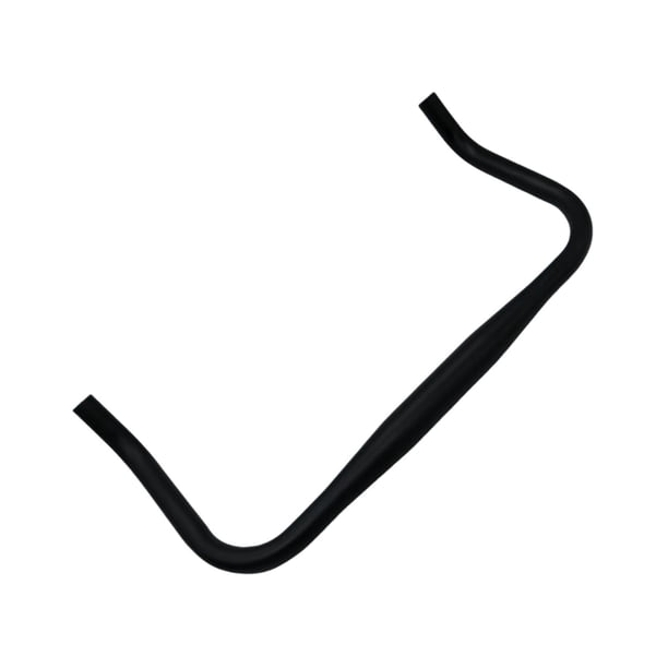 Accesorios para manillar de bicicleta, diámetro de empuñadura de 22,2 mm, pieza de repuesto, componente ergonómico ligero, aleación de aluminio negro Longitud 44 cm