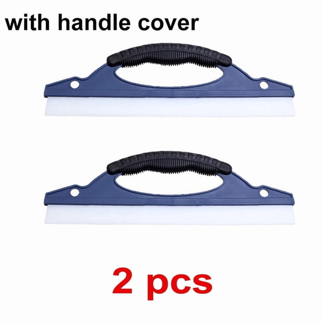 Silicone Water Squeegee, Car Glass Wiper Scraper with Soft Blade for Auto Window and Bathroom Cleaning