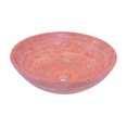 thumbnail image 2 of Novatto Travertine Stone Circular Vessel Bathroom Sink, 2 of 4