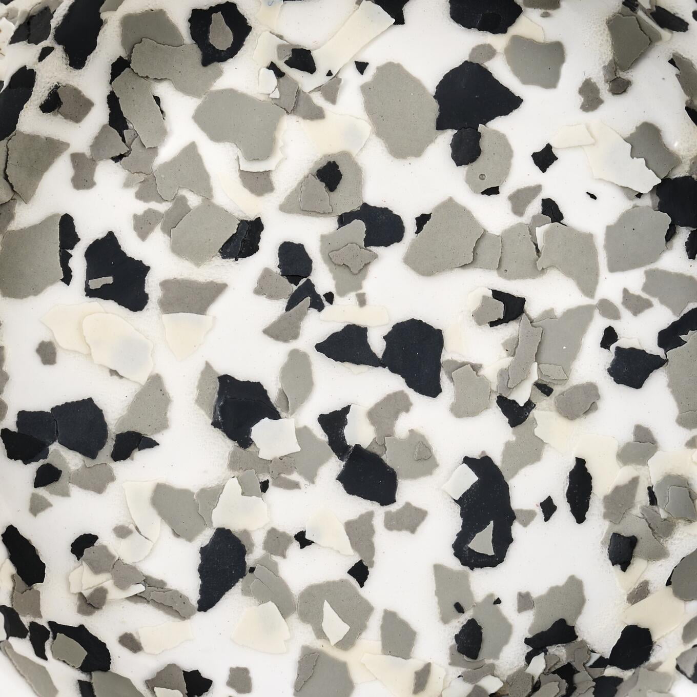 (2 pack) FolkArt Terrazzo Flakes Color Chips, Grey Multi, 2.47 oz
