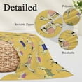 thumbnail image 3 of Yellow Camels Throw Pillow Covers, Modern Watercolor Cute Funny Animals Soft Breathable Pillow Cases with Invisible Zipper for Sleeping, Standard Pillowcases for Couch Bed Sofa Chair 20x26 Inches, 3 of 9
