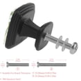 thumbnail image 3 of 4 Pcs Square Cabinet Handle Cupboard Knob Drawer Pulls Handle Japan Style Umbrella Drawer Knobs with Screws Furniture Decoration, 3 of 7