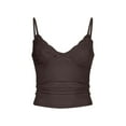 thumbnail image 3 of Maean Women's Tank Top V Neck Lace Trim Camisoles Spaghetti Strap Slim Undershirts Tops for Ladies, 3 of 5