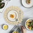 thumbnail image 3 of 12pcs Placemats Woven Rattan Table Mats Set for Restaurant Dining Table Non-Slip, 3 of 14