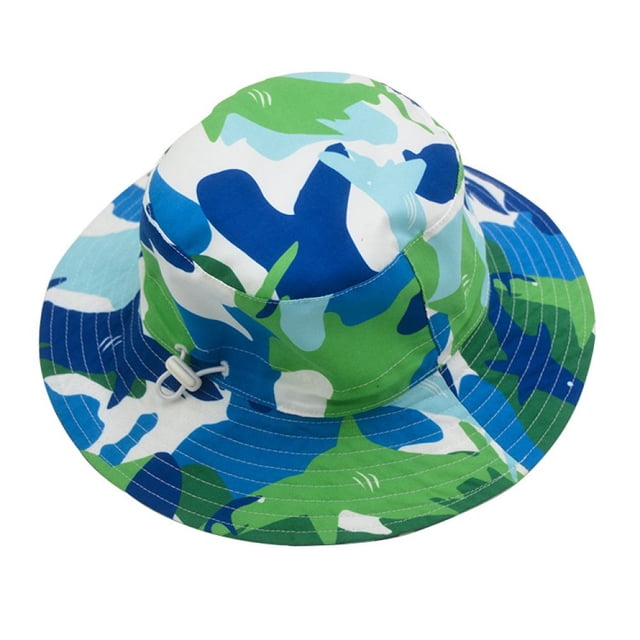 Gorro de sol ajustable y transpirable para bebé, protección solar, para verano, para niñas y niños pequeños, gorro de pescador con ala ancha y protección UV, UPF 50+, unisex