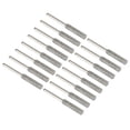 thumbnail image 1 of Uxcell 3/16 Inch Diamond Chainsaw Sharpener Sharpening Stone Polishing Grinding File Tool, Silver 16 Pack, 1 of 5