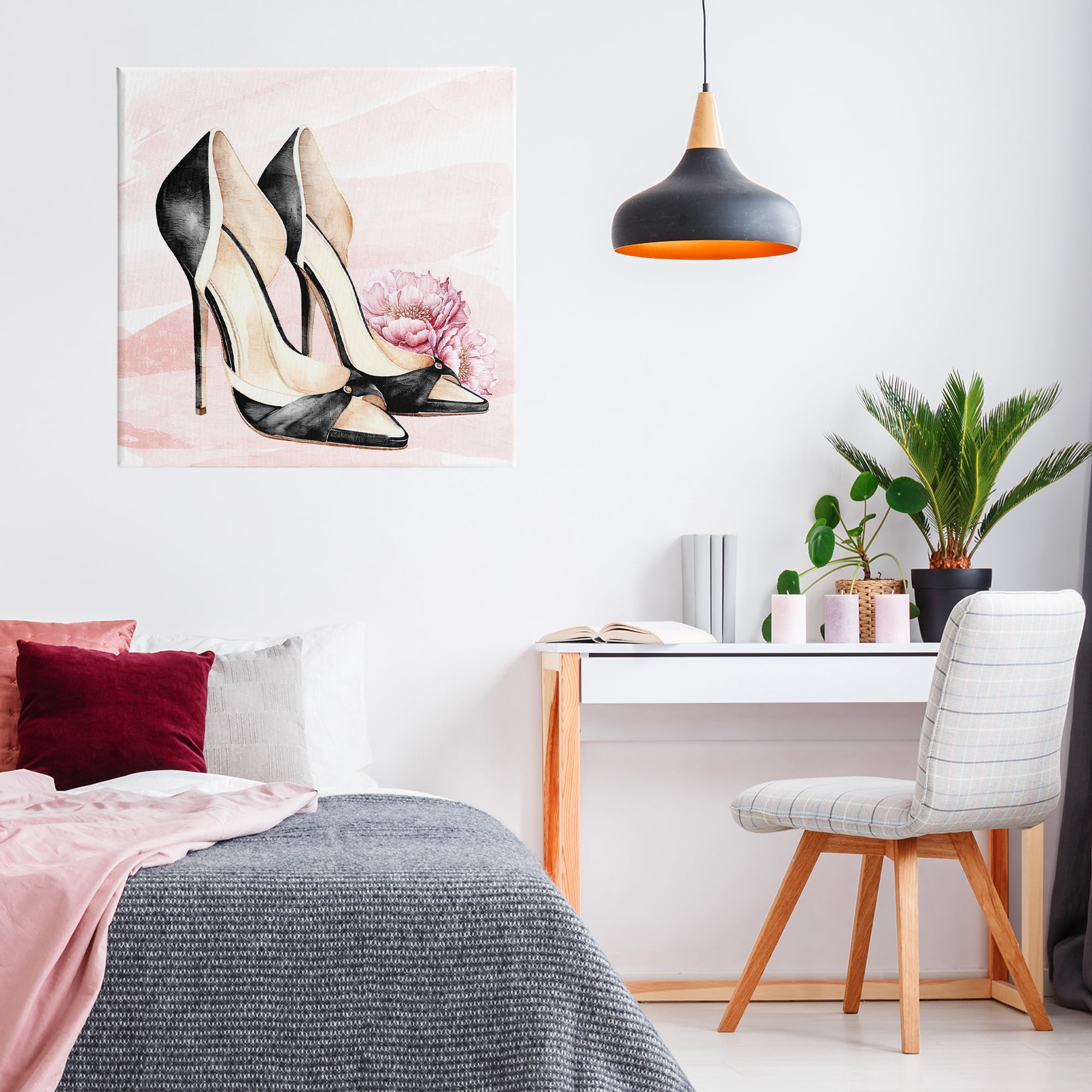 Stupell Industries Glam Time Heels Canvas Wall Art, design by Kim Allen