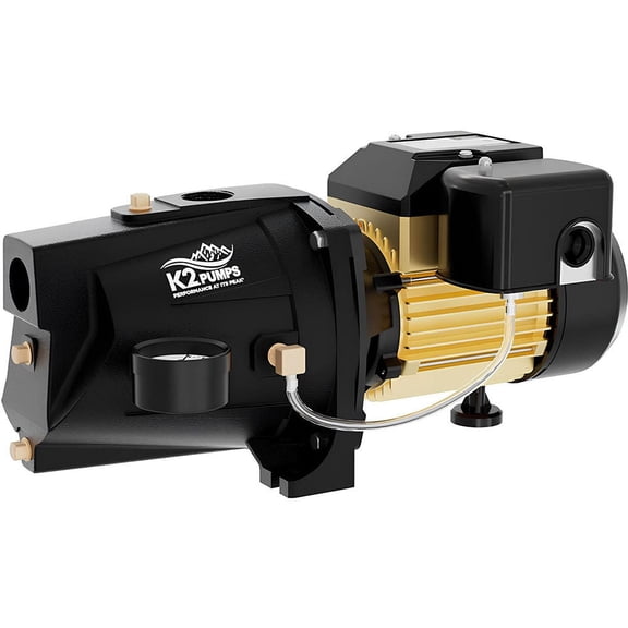 K2 Pumps Shallow Well Jet Pump 3/4 Hp Lead Free Cast Iron 115/230V