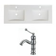 thumbnail image 1 of American Imaginations 59-in. W 1 Hole Ceramic Top Set In White Color AI-27150, 1 of 7