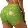 thumbnail image 2 of Fotbe Funny Chicken Seamless Shorts, Womens Workout Shorts High Waist Stretch Booty Short for Gym/Yoga/Running/Biking-Medium, 2 of 9