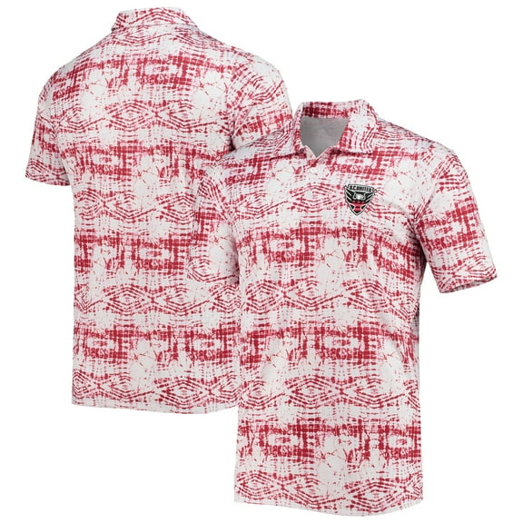 Men's Antigua Red D.C. United Vivid Polo