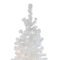 thumbnail image 2 of Northlight 6.5' Pre-Lit Pencil White Winston Pine Artificial Christmas Tree - Warm White LED Lights, 2 of 2