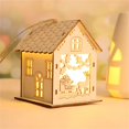 thumbnail image 2 of BINGLI DIY Christmas Village Sets, Wooden LED Light Up Houses for Kids and Adults, Mini House Crafts for Winter Xmas Party Decorations, 2 of 4
