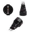 thumbnail image 2 of Eu Standard 16a 250v Swiss 3pin Round Male To Female Power Supply Adapter, 2 of 5